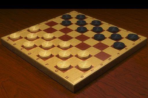 Checkers Dama Chess Board