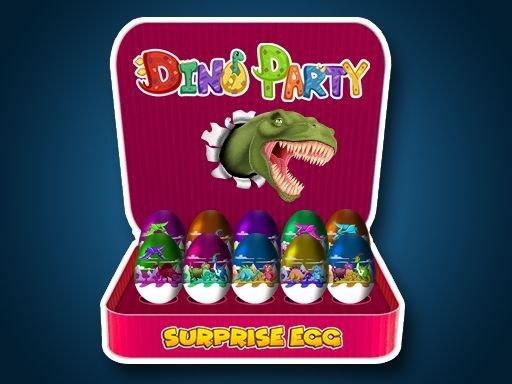 Surprise Egg Dino Party - Click Jogos