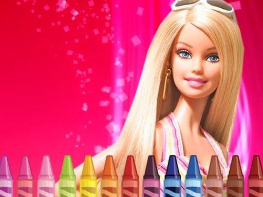 Jogos da Barbie para colorir e pintar