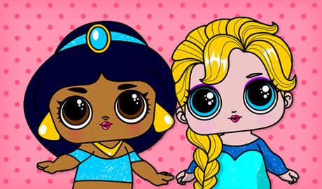 Princess Doll Coloring Book