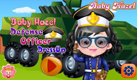 Baby Hazel Defense Officer Dressup