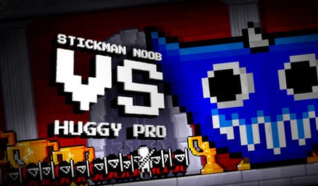 Stickman Noob vs Huggy Pro