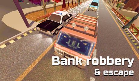 Bank robbery and escape