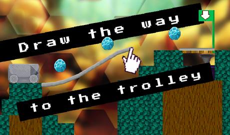 Draw the way to the trolley