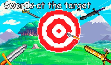 Swords at the target