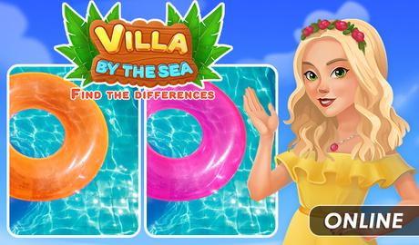 Villa by the sea: Find differences