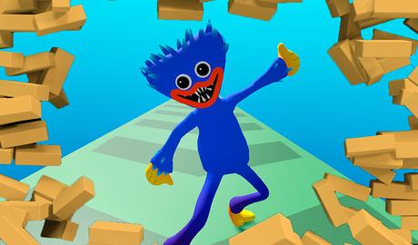 Pump up Huggy Wuggy: Sports race