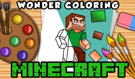 Wonder Coloring. Minecraft