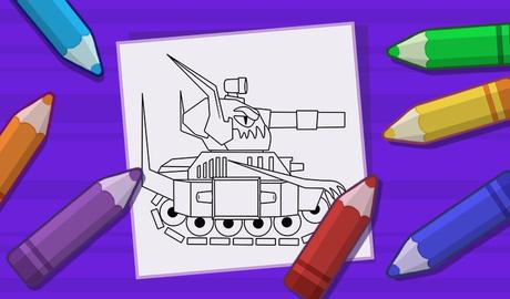Tanks HomeAnimations - Coloring