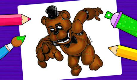Cinco Noites No Freddy's - Livro de colorir