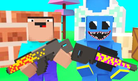 Noob vs Huggy Wuggy: Territory Capture