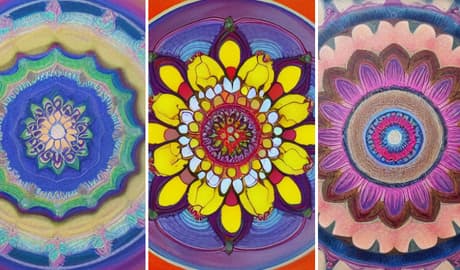 Livro de colorir mandala antiestresse