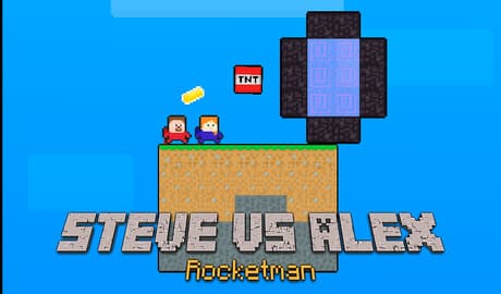 Steve vs Alex Rocketman