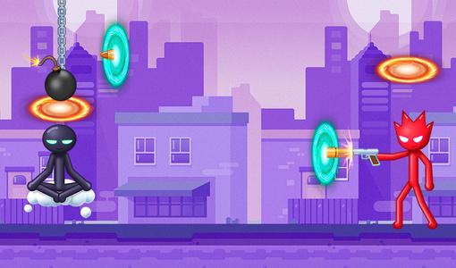Help Stickman to become a Portal Master