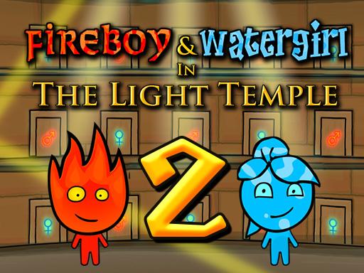 Fireboy and Watergirl 2 in the Light Temple - Click Jogos