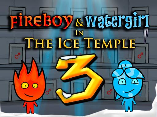 Fireboy and Watergirl 3 in the Ice Temple - Click Jogos