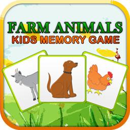 Farm Animals: Kids Learning Memory Game