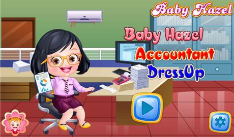 Baby Hazel Accountant Dressup