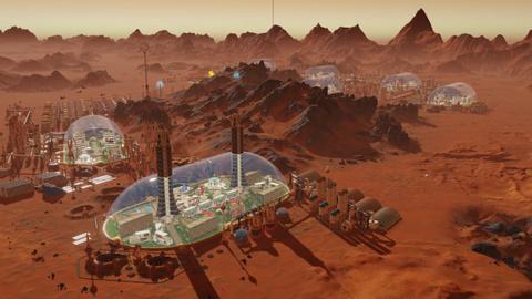A colony on mars