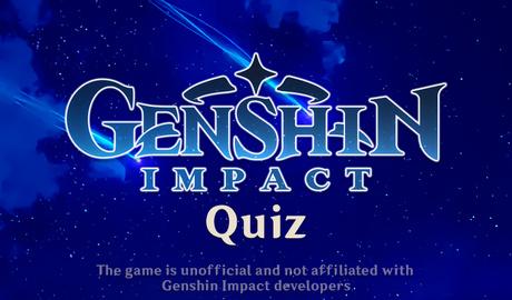 Genshin Impact Quiz