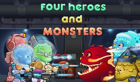 Four Heroes And Monsters