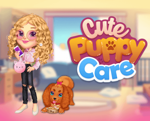 Cute Puppy Dressup - Click Jogos